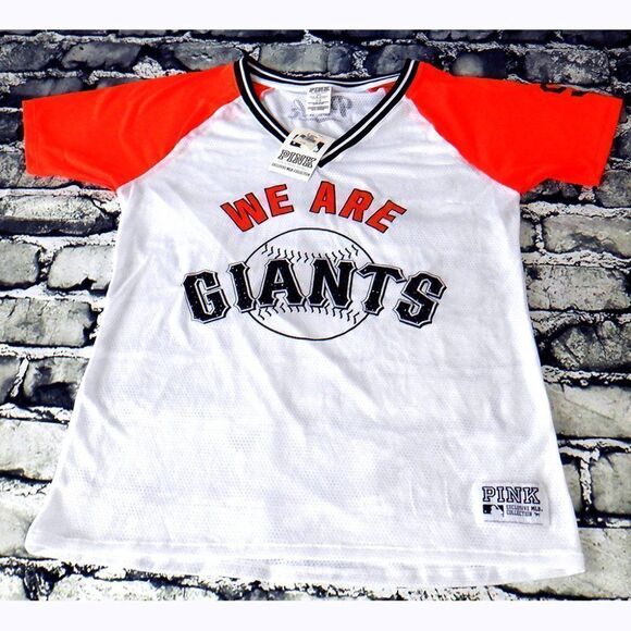 NWT Victoria Secrets Pink/MLB San Fran Giants top - Picture 1 of 7